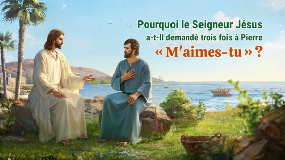 Étude sur Jean 21:15 : Pourquoi le Seigneur Jésus a-t-Il demandé trois fois à Pierre « M'aimes-tu » ?