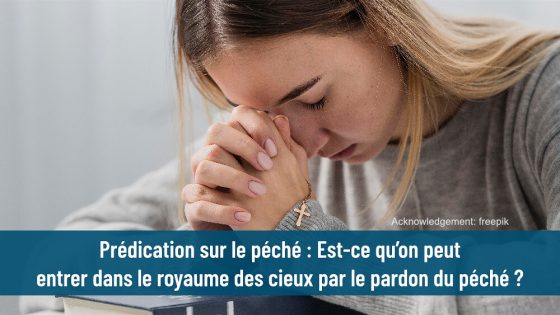 le pardon du péché